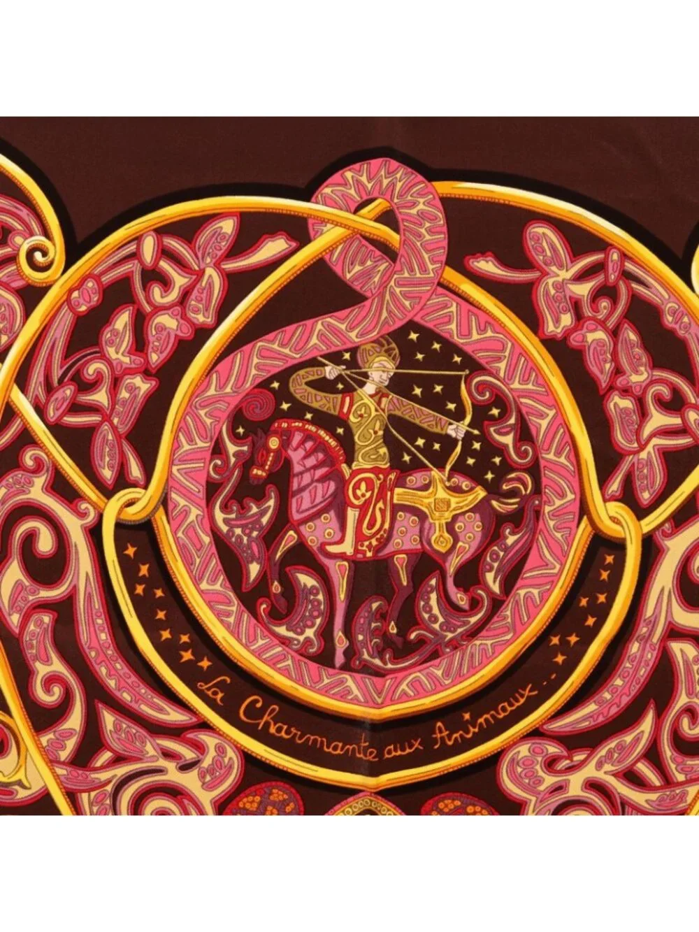 Hermes Scarf Carre 90 la Charmante Aux Animaux Silk - Picture 6 of 7